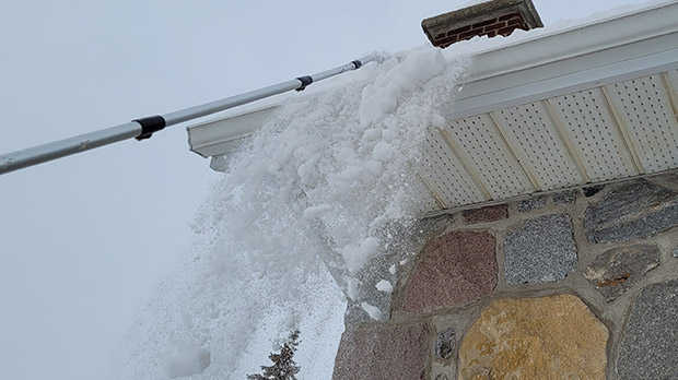 bardeau asphalte déneigement toiture