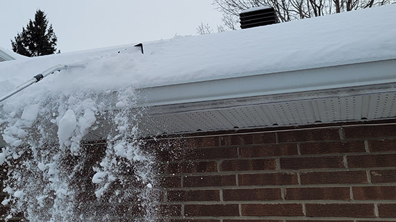 déneigement toiture